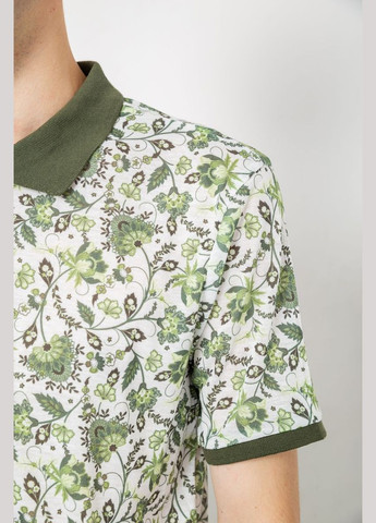 Молочна поло чоловіче котонове 247r304 з коротким рукавом Ager