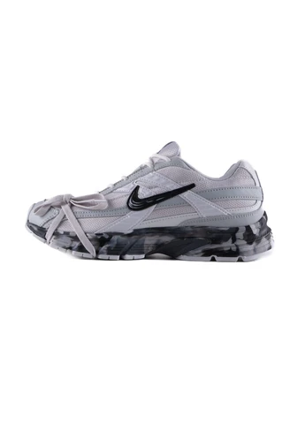 Сірі літні кросівки nike initiator light grey custom найк інітіатор сірі No Brand