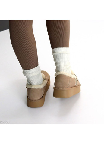 Helen Зимові лофери бежевий з натуральна замша, україна — зима (366684777)