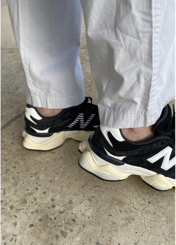 КРОСІВКИ ЖІНОЧІ NEW BALANCE 9060 BLACK WHITE V2 НЬЮ БЕЛАНС 9060 No Brand чорні демісезони (367167259)