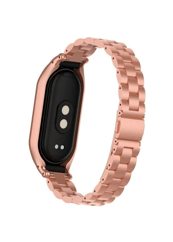 Ремінець із неіржавкої сталі для Mi Band 8/9/10 золотий магнітний Smart Watch (370164179)