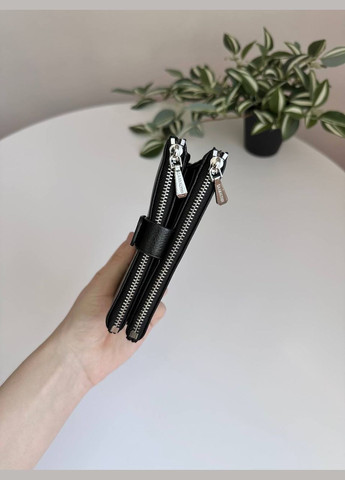 Жіночий гаманець середнього розміру з екошкіри на кнопці з двома монетницями Saralyn (298876466)