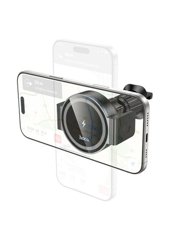 Holder HW35 Power electric magnetic з бездротовою зарядкою 15W ( ) Hoco (369931477)