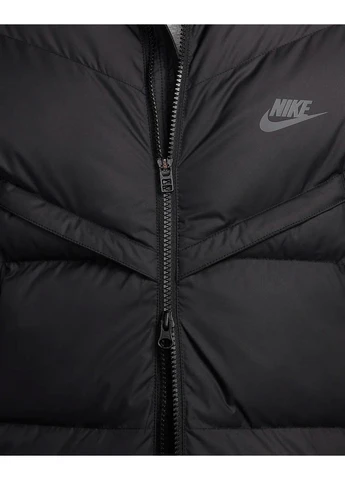 Черная демисезонная куртка nsw sf wr pl-fld air max black hf6603-010 Nike