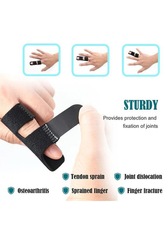 Бандаж з Алюмінієвою Шиною для Фіксації Пальца Лівої або Правої Руки M179 Після Переломів та Інших Травм 1шт. (5024439) ToeLab (303621322)