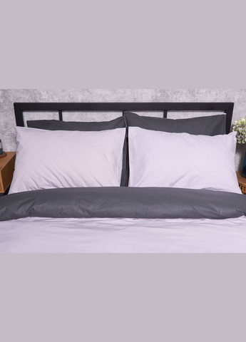 Комплект постельного белья Бязь Gold Люкс «» семейный 160х220х2 наволочки 4х70х70 (MS-820002367) Moon&Star Orchid Gray (286762297)