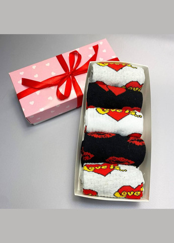 Комбіновані набір жіночих шкарпеток 36-41 5 пар у подарунковій коробці Vakko (308683606)