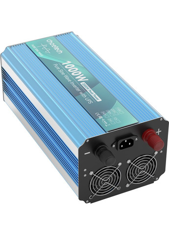 Інвертор з зарядкою, функція ДБЖ 12\220V 1000Вт, чиста синусоїда CHOETECH (314780885)