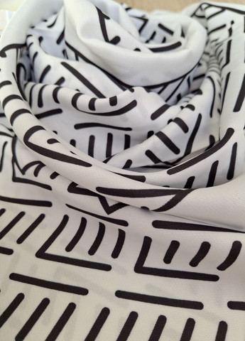 Жіноча Шовкова хустка «Лінії» No Brand (324622208)