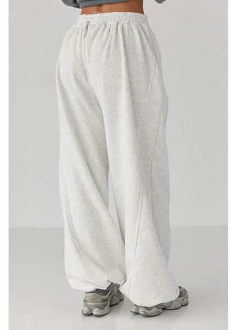 Жіночі спортивні штани палаццо Lurex Штаны (370393277)