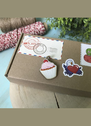 Значок из дерева "Аппетитный капкейк" Cozy-Up (291162357)