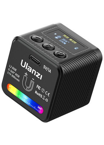 Відеосвітло VEDIO LIGHT (UV-2878 L2 RGB) Ulanzi Vijim RGB COB (347645698)