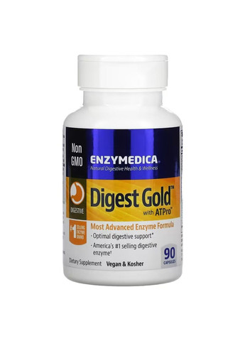 Добавка з Травними Ферментами Digest Gold - 90 капсул Enzymedica (293965327)