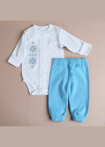 Вишитий боді з штанятами для новонароджених хлопчику Ladan (301026518)