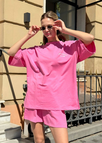 Костюм-двійка: шорти та футболка вільного крою Tik-Tak (331237040)