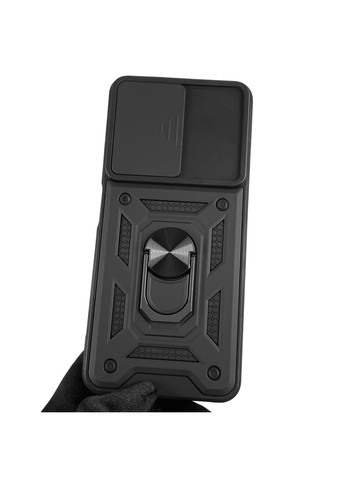 Чохол для POCO X4 GT броньований з кільцем зі шторкою на сяомі поко х4 гт чорний rg1 Xiaomi (366019500)