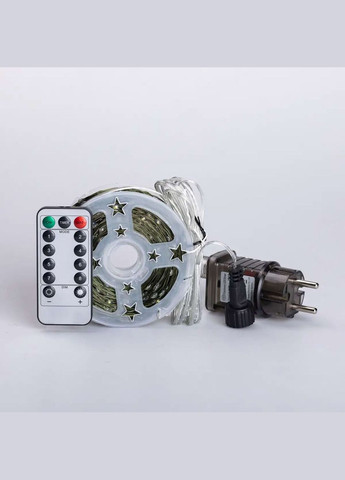 Гірлянда Роса нитка 1000 LED довжина 100 м з пультом від мережі зелена, білий GarlandoPro (324071753)