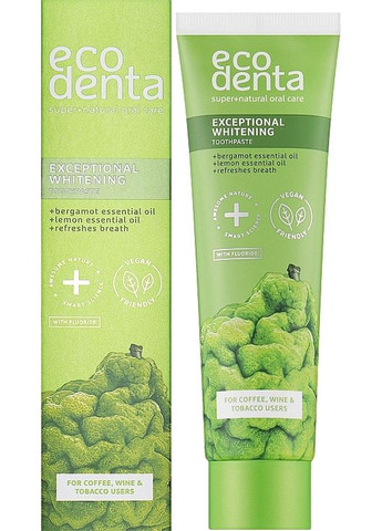 Відбілювальна зубна паста з бергамотом Whitening Toothpaste 100ml (713811-31020670) Ecodenta (368662677)