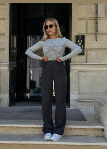 Брюки женские - классические, костюмная ткань, средняя талия JUGO Hype brand № 084 (303263748)