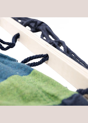 Гамак туристический подвесной тканевый 174х80 см садовый гамак с планкой на дачу для отдыха LUGI (324305053)