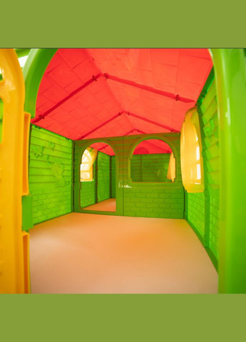 Детский игровой Домик со шторками 02550/23 пластиковый Doloni (364129559)