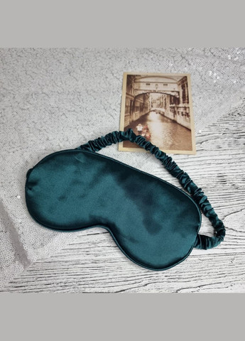 Шелковая маска для сна Oxa / повязка для глаз зеленая (20-9) No Brand (330618848)
