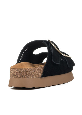 Черные шлепанцы (1527л) Sorte Lady