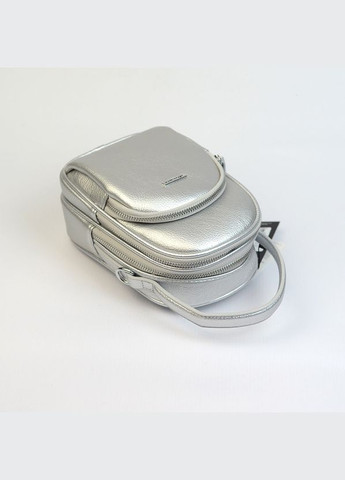 Срібляста жіноча маленька вертикальна міні сумка крос боді для телефону Alex&Mia (338182425)