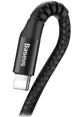 Кабель Fish eye Spring Data Cable Lightning 1m Black Baseus (301471966)
