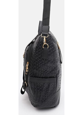 Рюкзак женский из экокожи 11 л городской маленький Черный 39442 Monsen (355884790)