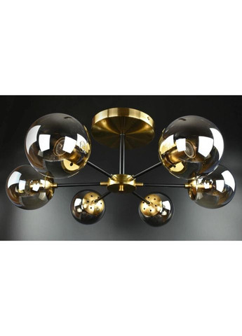 Люстра стельова на 6 лампочок 26592 Латунь 26х65х65 см. Sunnysky (324396405)