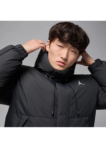 Чорна пуховик чоловічий flt black Air Jordan