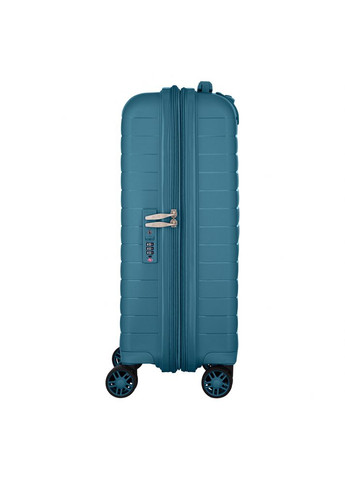 Валіза, Aero, поліпропілен, мала, 35/44 л, TSA, 4 колеса, EXP, синій 2E (370618060)