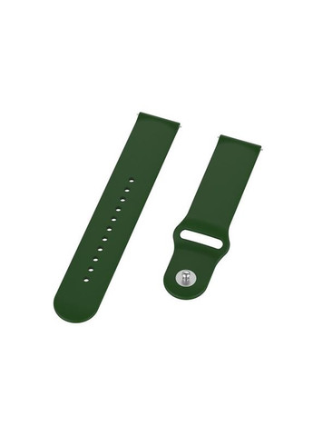 Силіконовий ремінець для Xiaomi Amazfit Bip/Bip Lite/Bip S Lite/GTR 42mm/GTS/TicWatch S2/TicWatch E Green (706207) BeCover (341490907)