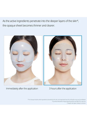 Гидрогелевая маска Hydrop Reedle Shot 100hL 2 Step Mask для увлажнения лица 38 г VT Cosmetics (314766832)