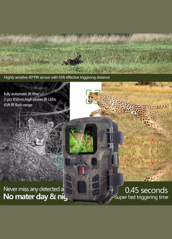 Фотоловушка Suntekcam MINI301 (20Мп, 2" дисплей) (1027) Suntek (337512073)