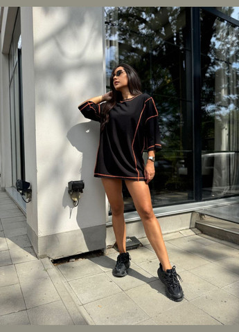 Оранжевое повседневный платье DK/DL Мода без кордонів однотонное