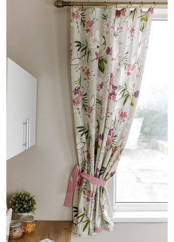 Комплект штор Орхідея з іспанської тканини для вітальні штори для дому декор ProDobro (369377973)