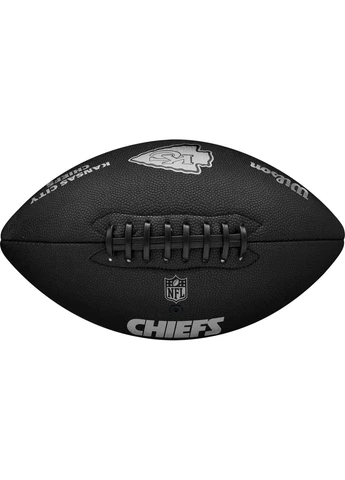 Мяч для американского футбола черный Размер 9 WF4015816XBOF Wilson NFL TEAM METALLIC PREMIERE KC OF (397403886)