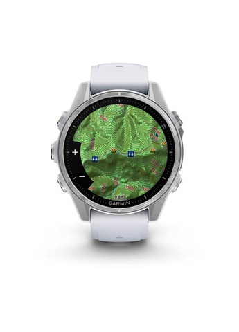 Смарт-годинник Fenix 8 43mm AMOLED Silver with Whitestone Silicone (010-02903-06) Garmin (351559726)