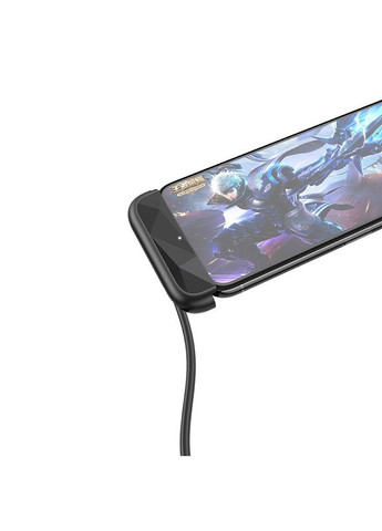 Ігровий кабель з підставкою для iPhone, iPad U66 Lightning (1.2m) Black Hoco (368698077)
