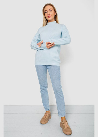 Светло-голубой зимний свитер женский шерстяной Ager 244R0390