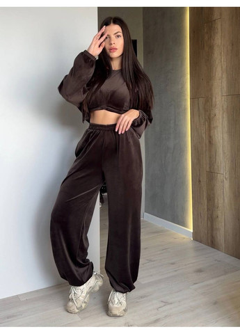 ✨ Костюм трійка з велюру плюш — комфорт + стиль в одному образі ✨Ознайомтесь з розмірною сіткою GD/GL Модний простір (364967284)