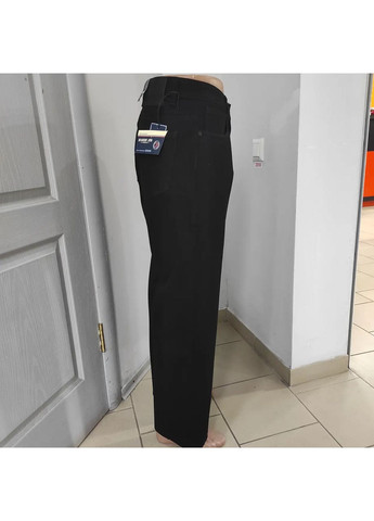 Черные джинсы мужские широкие baggy стрейч плотные черные No Brand