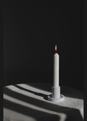 Декоративная соевая свеча столовая. Без аромата. 18*2,5 см No Brand hand made (279731604)