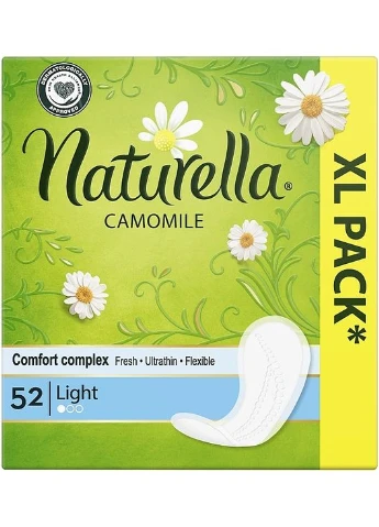 Ежедневные гигиенические прокладки, 52 шт Camomile Light 52шт (794159-26509) Naturella (379859885)