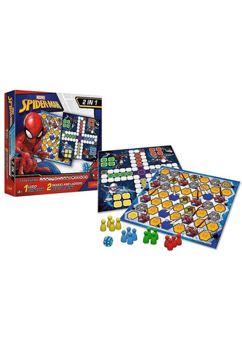 Настольная игра Лудо + Змеи и Драбины 2 в 1: Человек-Паук Marvel Trefl (303133433)