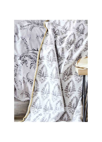 Набор постельное белье с покрывалом Veronica gri 2020-1 серый евро Karaca Home (285778726)