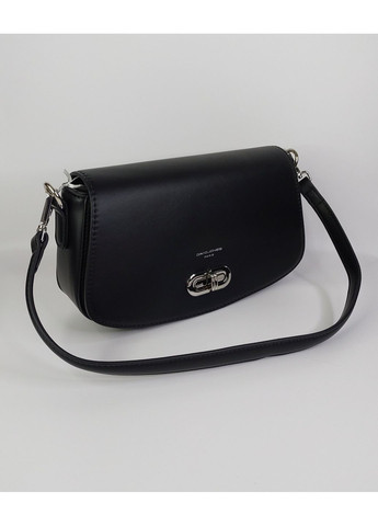 Женская сумка кросс боди на широком коричневом ремешке David Jones (368774417)