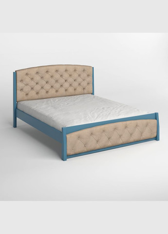 Двуспальная деревянная кровать Мехико (S7010R90B)/Аляска 23 (Бежевый) 160х200 см (MBG-12067) Mebigrand (368280269)